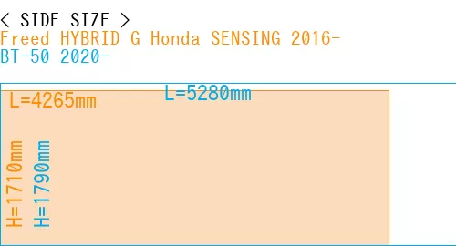 #Freed HYBRID G Honda SENSING 2016- + BT-50 2020-